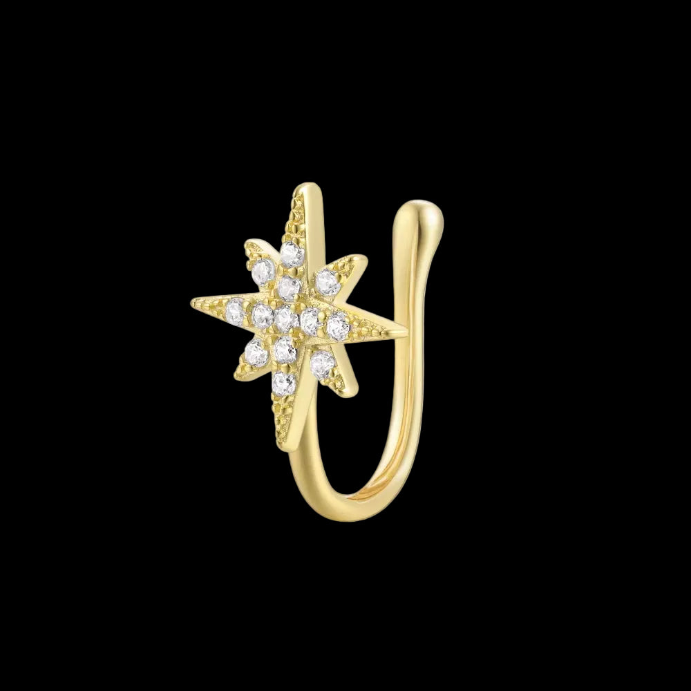 Star studded nose rings
