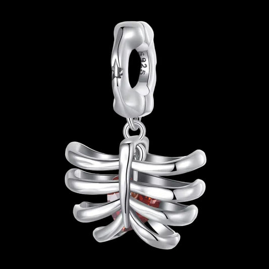 Custom 925 Silver Bulk Diy Bracelet Fashion Pendants Charm Zircon Engraveable Keychain Designer Gothic Charms for Jewelry Making