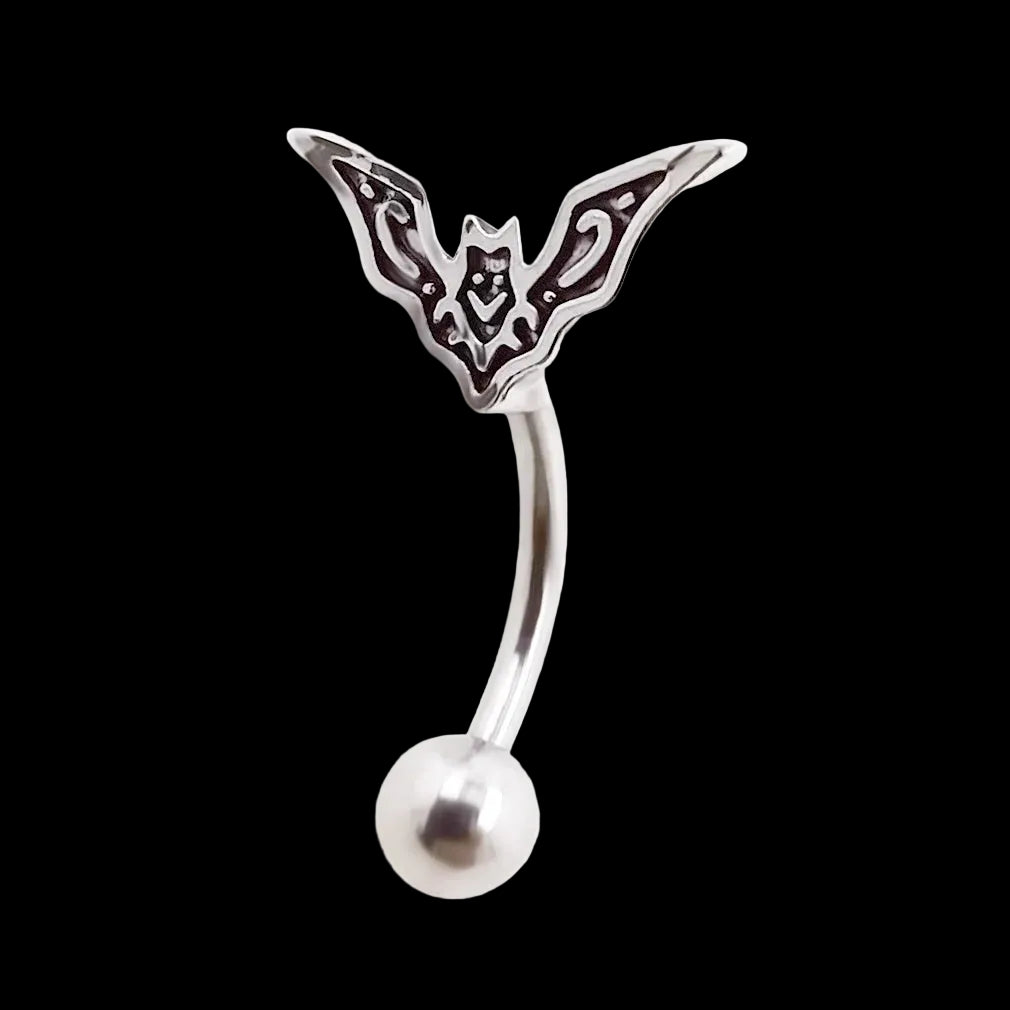 Bat belly piercing